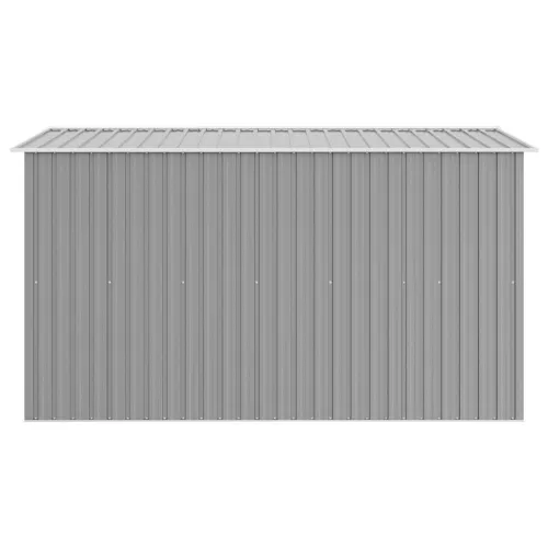 Vrtna kućica - Vrtno spremište 257 x 298 x 178 cm metalno sivo - Siva 257 x 298 x 178 cm Cijena