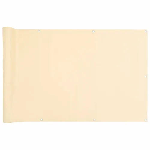 Balkonski zaslon za privatnost krem 600 x 90 cm PVC - Krema 600 x 90 cm 1 Krema Cijena