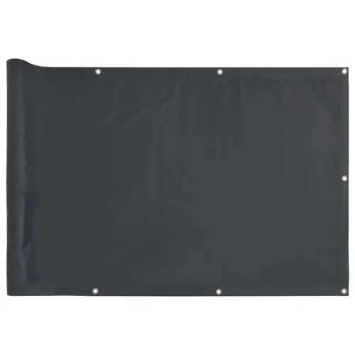 Balkonski zaslon za privatnost antracit 600 x 120 cm PVC - Antracit 600 x 120 cm 1 Antracit Cijena