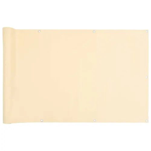 Balkonski zaslon za privatnost krem 300 x 120 cm PVC - Krema 300 x 120 cm 1 Krema Cijena