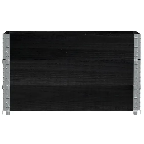 Okviri za palete 3 kom crni 100 x 50 cm od masivne borovine - Crna 100 x 50 cm 3 Cijena