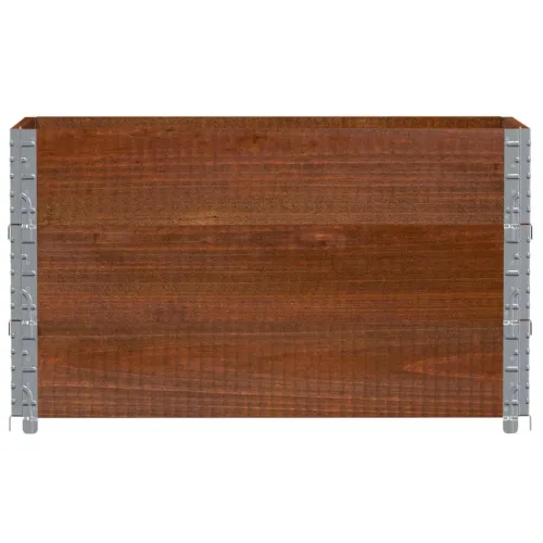 Okviri za palete 3 kom smeđi 100 x 50 cm od masivne borovine - Tamno smeđa 100 x 50 cm 3 Cijena