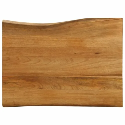 Stolna ploča 90x60x2,5 cm od masivnog drva manga sa živim rubom - Drvo manga (završna obrada od hrastovine) 90 x 60 cm 25 mm Cijena