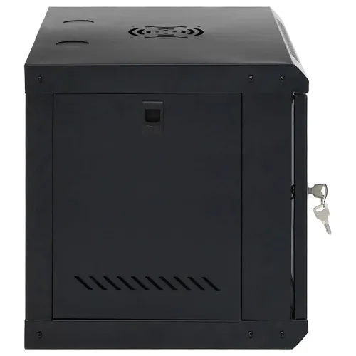 9U Zidni mrežni ormarić 19” IP20 53x40x45 cm - Crna 530 x 400 x 450 mm Crna 530 x 400 x 450 mm Cijena