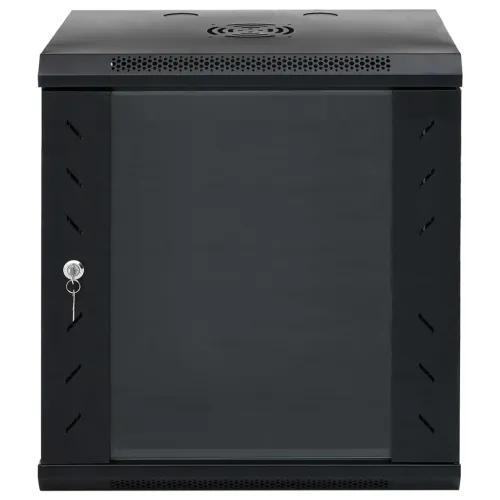 Zidni komunikacijski ormar 12U 19 ” IP20 53 x 40 x 60 cm - Crna 530 x 400 x 600 mm Cijena