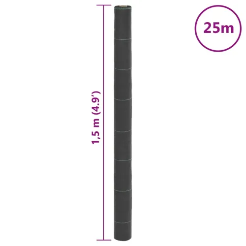Opna protiv korova crni 1,5 x 25 m PP - 1.5 x 25 m (150 g/m²) Cijena