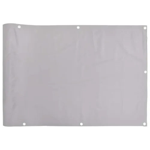 Balkonski zaslon za privatnost sivi 500 x 120 cm PVC - Siva 500 x 120 cm 1 Siva Cijena