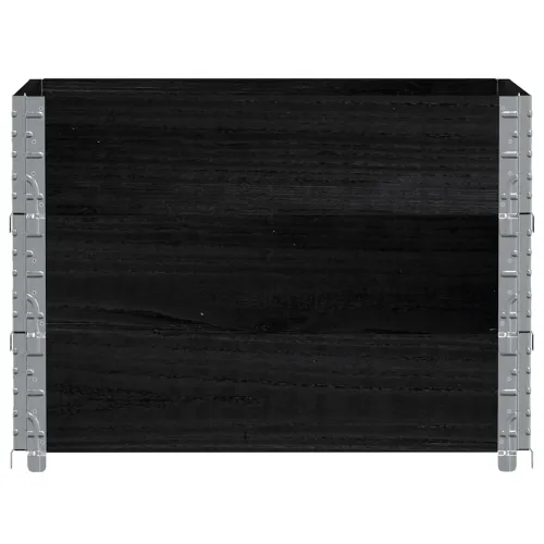 Okviri za palete 3 kom crni 80x60 cm od masivne borovine - Crna 80 x 60 cm 3 Cijena