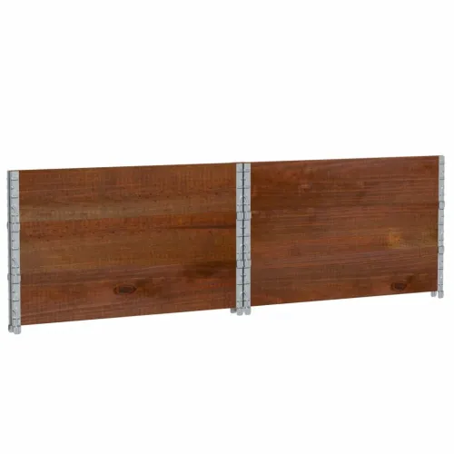 Okviri za palete 3 kom smeđi 100x100 cm od masivne borovine - Tamno smeđa 100 x 100 cm 3 Cijena