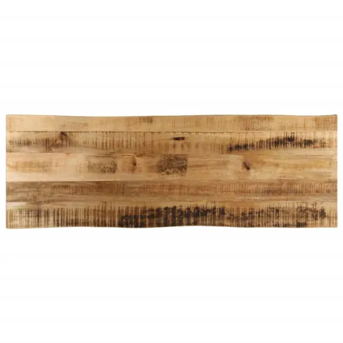 Stolna ploča sa živi rub 140x40x2,5cm masivno grubo drvo manga - Grubo drvo manga (prirodno) 140 x 40 cm 25 mm Cijena