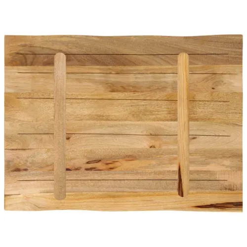 Stolna ploča sa živi rub 80x60x2,5 cm masivno grubo drvo manga - Grubo drvo manga (prirodno) 80 x 60 cm 25 mm Cijena