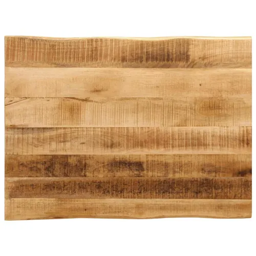 Stolna ploča sa živi rub 80x60x2,5 cm masivno grubo drvo manga - Grubo drvo manga (prirodno) 80 x 60 cm 25 mm Cijena