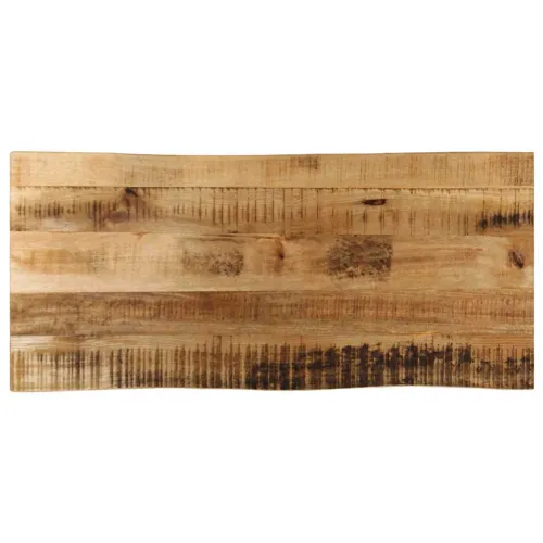 Stolna ploča sa živi rub 100x40x2,5cm masivno grubo drvo manga - Grubo drvo manga (prirodno) 100 x 40 cm 25 mm Cijena