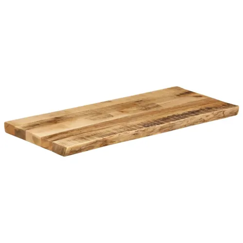 Stolna ploča sa živi rub 90x40x3,8 cm masivno grubo drvo manga - Grubo drvo manga (prirodno) 90 x 40 cm 38 mm Cijena