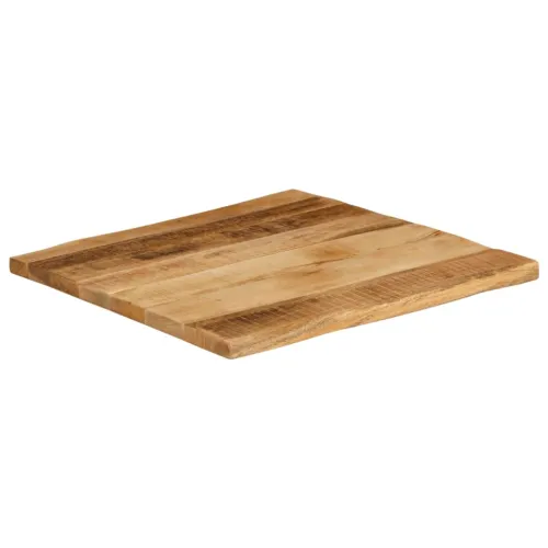 Stolna ploča sa živi rub 80x80x3,8 cm masivno grubo drvo manga - Grubo drvo manga (prirodno) 80 x 80 cm 38 mm Cijena