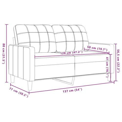 2-dijelni set sofa s jastucima žuti baršunasti - Žuta 1 Bez oslonca za noge Cijena