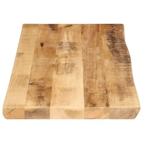 Stolna ploča sa živi rub 90x40x2,5 cm masivno grubo drvo manga - Grubo drvo manga (prirodno) 90 x 40 cm 25 mm Cijena
