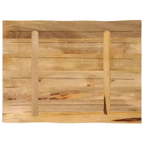 Stolna ploča sa živi rub 80x60x3,8 cm masivno grubo drvo manga - Grubo drvo manga (prirodno) 80 x 60 cm 38 mm Cijena
