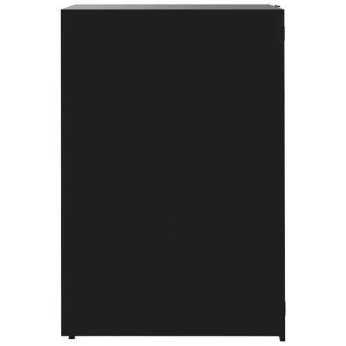 Spremište za 3 kante za otpad crno 207 x 79 x 117 cm čelično - Crna poklopac s plinskim podizanjem 3 1 Cijena