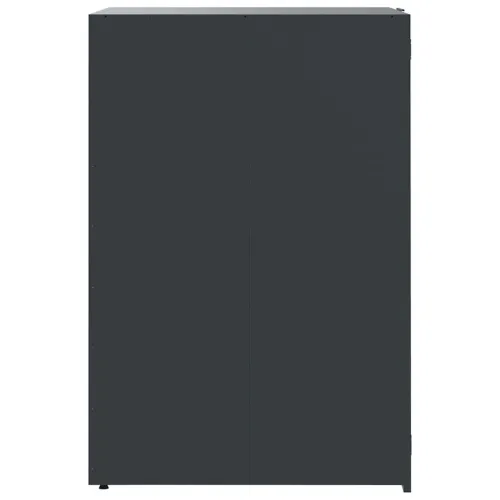 Spremište za 4 kante za otpad antracit 276x79x117 cm čelično - Antracit 4 poklopac s plinskim podizanjem Cijena
