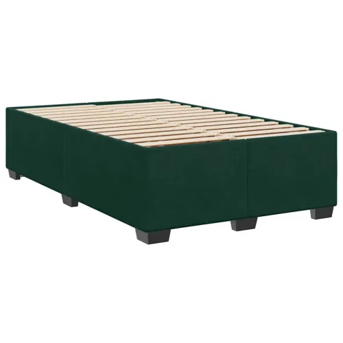 Box spring krevet s madracem tamnozeleni 120x200 cm baršunasti - Tamnozelena 120 x 200 cm Cijena