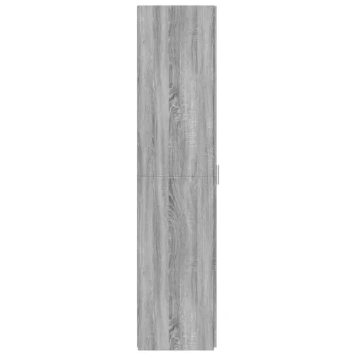 Visoka komoda boja hrasta 50x42,5x185 cm od konstruiranog drva - Sivi hrast sonoma 50 x 42.5 x 185 cm 1 sa 6 polica Cijena