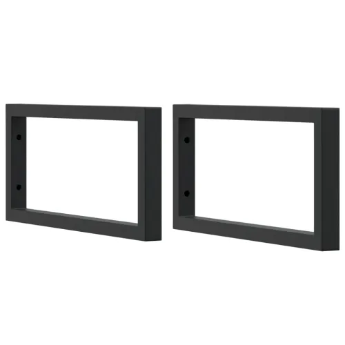 Zidna polica za Lavabo - Umivaonik od čelika i masivne hrastovine - tamno smeđa i crna 50 x 50 x 2.5 cm 1 Pravokutno Cijena