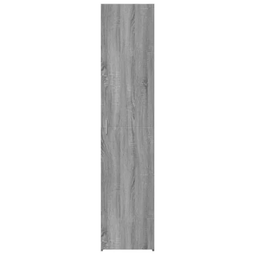 Visoka komoda boja hrasta 40x42,5x185 cm od konstruiranog drva - Sivi hrast sonoma 40 x 42.5 x 185 cm 1 sa 6 polica Cijena