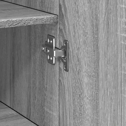 Visoka komoda boja hrasta 40x42,5x185 cm od konstruiranog drva - Sivi hrast sonoma 40 x 42.5 x 185 cm 1 sa 6 polica Cijena