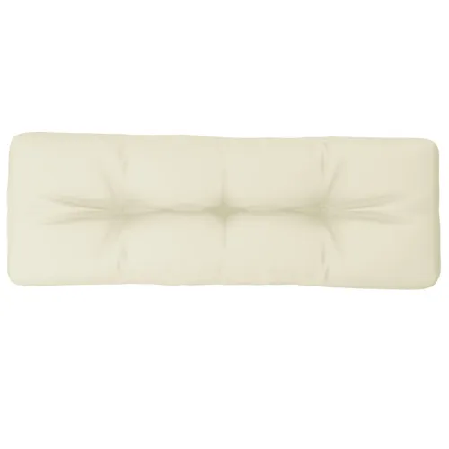 Jastuk za palete krem 120 x 40 x 12 cm od tkanine - Krema 120 x 40 x 12 cm 1 Cijena
