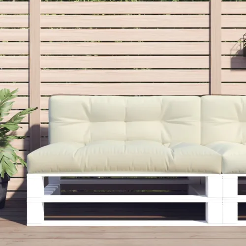 Jastuk za palete krem 120 x 40 x 12 cm od tkanine - Krema 120 x 40 x 12 cm 1 Cijena