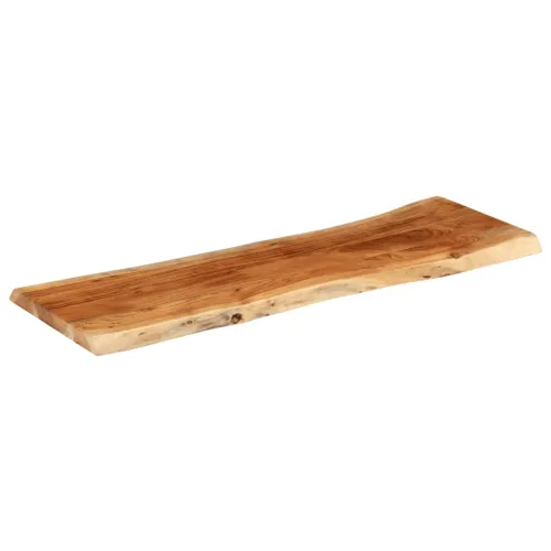 Stolna ploča 120x40x3,8 cm pravokutna bagremovo drvo živi rub - Bagremovo drvo (prirodno) 120 x 40 cm 38 mm Cijena