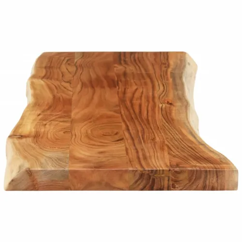 Stolna ploča 120x40x3,8 cm pravokutna bagremovo drvo živi rub - Bagremovo drvo (prirodno) 120 x 40 cm 38 mm Cijena