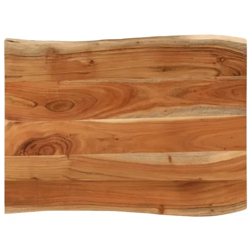 Stolna ploča 80x60x3,8 cm pravokutna bagremovo drvo živi rub - Bagremovo drvo (prirodno) 80 x 60 cm 38 mm Cijena