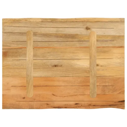 Stolna ploča 90x60x3,8 cm od masivnog drva manga sa živim rubom - Drvo manga (prirodno) 90 x 60 cm 38 mm Cijena