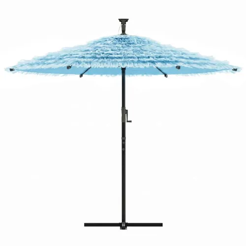 Vrtni suncobran s čeličnom šipkom plavi 269x269x235 cm - Plava 269 x 269 x 235 cm Cijena