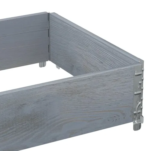 Okvir za palete sivi 80 x 60 cm od masivne borovine - Siva 80 x 60 cm 1 Cijena