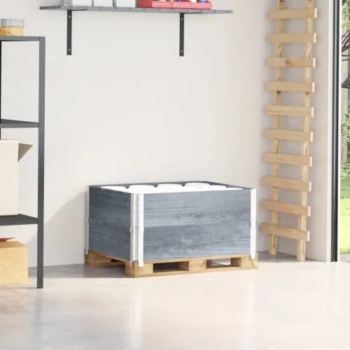 Okviri za palete 2 kom sivi 80x60 cm od masivne borovine - Siva 80 x 60 cm 2 Cijena
