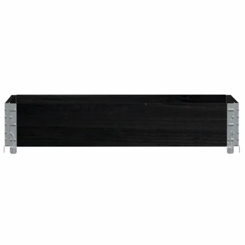 Okvir za palete crni 100 x 50 cm od masivne borovine - Crna 100 x 50 cm 1 Cijena