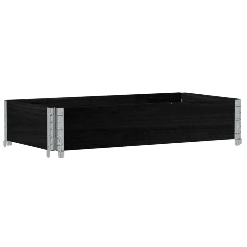 Okvir za palete crni 100 x 50 cm od masivne borovine - Crna 100 x 50 cm 1 Cijena