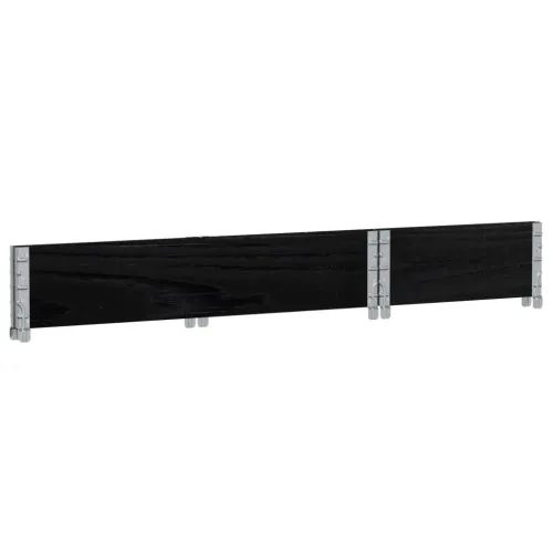 Okvir za palete crni 100 x 50 cm od masivne borovine - Crna 100 x 50 cm 1 Cijena