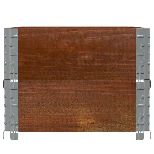 Okviri za palete 2 kom smeđi 100 x 50 cm od masivne borovine - Tamno smeđa 100 x 50 cm 2 Cijena