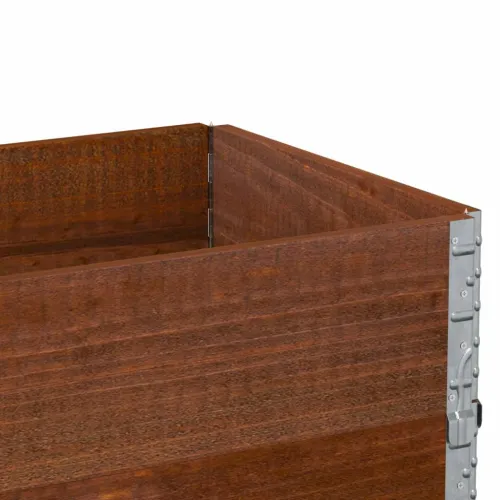 Okviri za palete 2 kom smeđi 100 x 50 cm od masivne borovine - Tamno smeđa 100 x 50 cm 2 Cijena