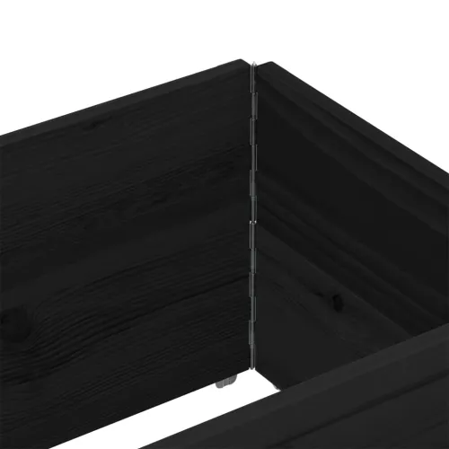 Okviri za palete 2 kom crni 150x50 cm od masivne borovine - Crna 150 x 50 cm 2 Cijena