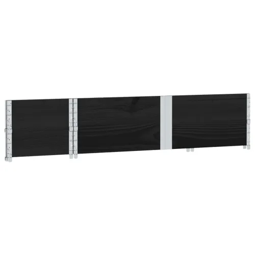 Okviri za palete 2 kom crni 150x50 cm od masivne borovine - Crna 150 x 50 cm 2 Cijena