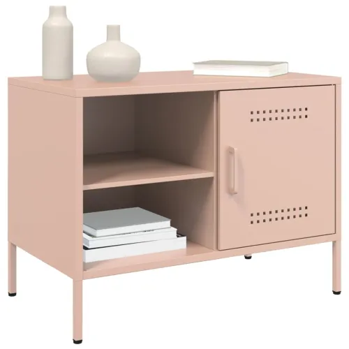 TV ormarić ružičasti 68 x 39 x 50,5 cm čelični - Ružičasta 1 Cijena
