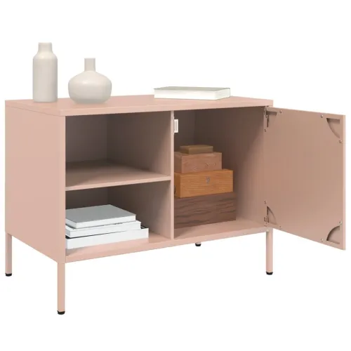 TV ormarić ružičasti 68 x 39 x 50,5 cm čelični - Ružičasta 1 Cijena