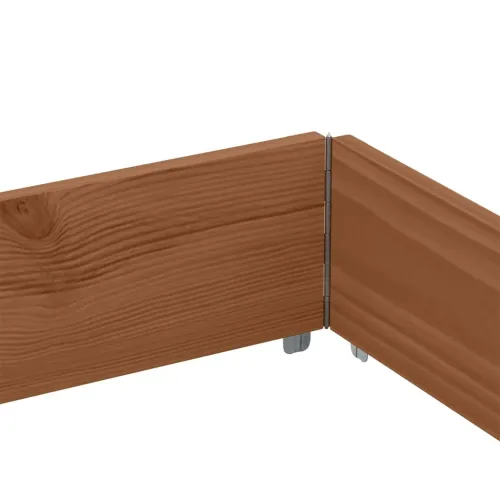 Okviri za palete 3 smeđi 150x100 cm od masivne borovine - Tamno smeđa 150 x 100 cm 3 Cijena