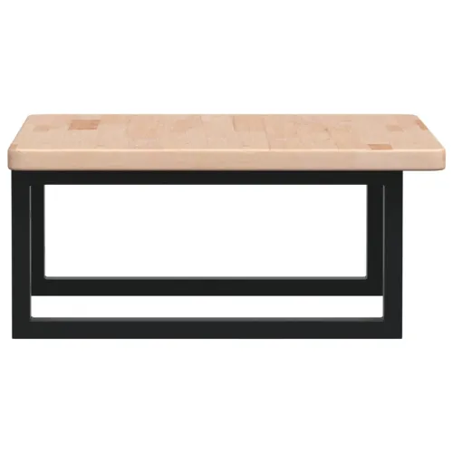 Zidna polica za Lavabo - Umivaonik od čelika i masivne hrastovine - Smeđa i crna 50 x 50 x 2.5 cm 1 Pravokutno Cijena