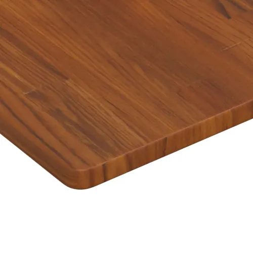 Zidna polica za Lavabo - Umivaonik od čelika i masivne hrastovine - tamno smeđa i crna 60 x 60 x 2.5 cm 1 Pravokutno Cijena